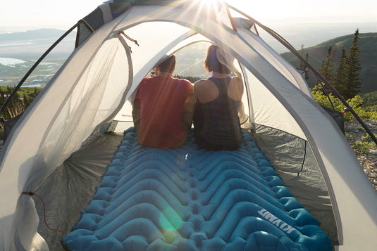 Klymit Double V Sleeping Pad - Cozy Sleeping for Pairs