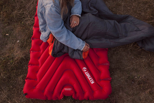 Klymit Insulated Static V Luxe Sleeping Pad - Comfortable Camping Companion"