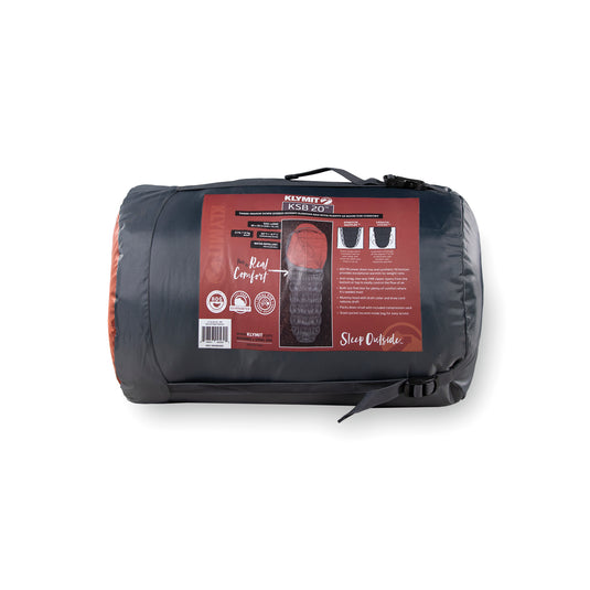 Klymit KSB 20 Sleeping Bag - Fully Packed