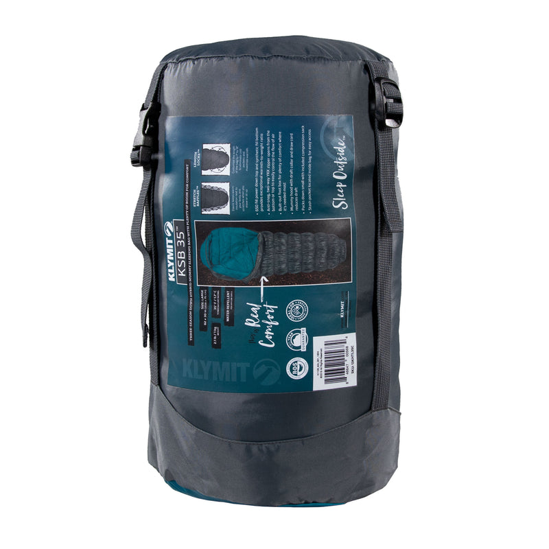 Load image into Gallery viewer, Klymit KSB 35 Sleeping Bag - Packed Up
