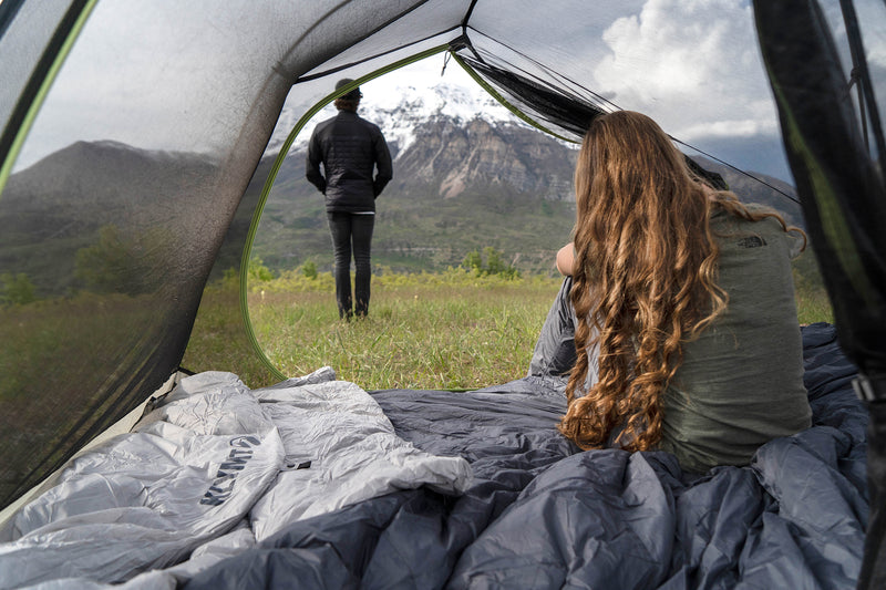 Load image into Gallery viewer, Klymit KSB Double Hybrid Sleeping Bag - Ultimate Couple&#39;s Comfort
