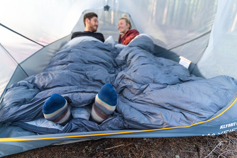 Load image into Gallery viewer, Klymit KSB Double Hybrid Sleeping Bag - Sharing Warmth on Adventures
