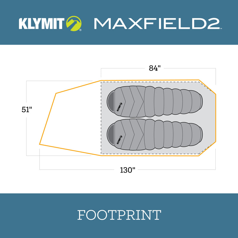 Load image into Gallery viewer, Klymit Maxfield 2 Person Tent - Footprint
