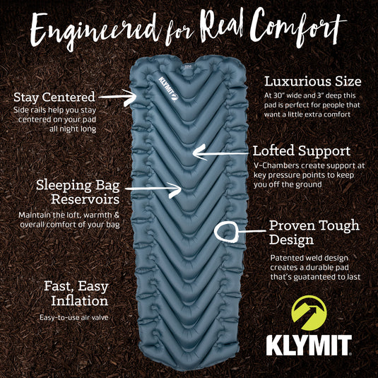 Klymit Static V Luxe SL Sleeping Pad - Features