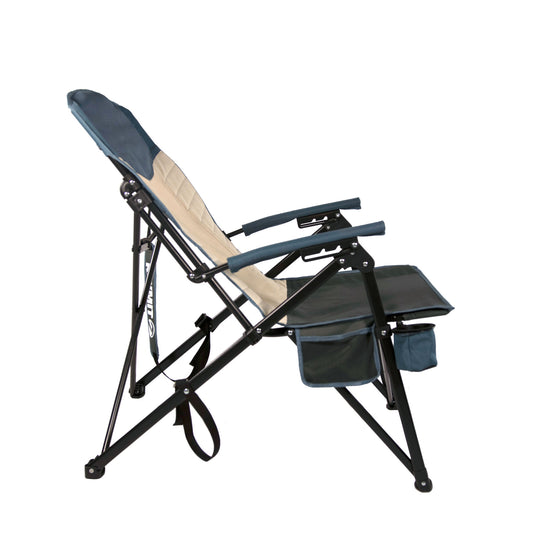 Chic and Comfortable: Blue Klymit Switchback Camp Chair