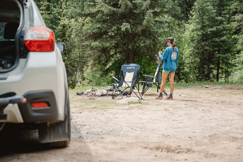 Load image into Gallery viewer, Reimagine Comfort with the Vibrant Blue Klymit Switchback Camp Chair
