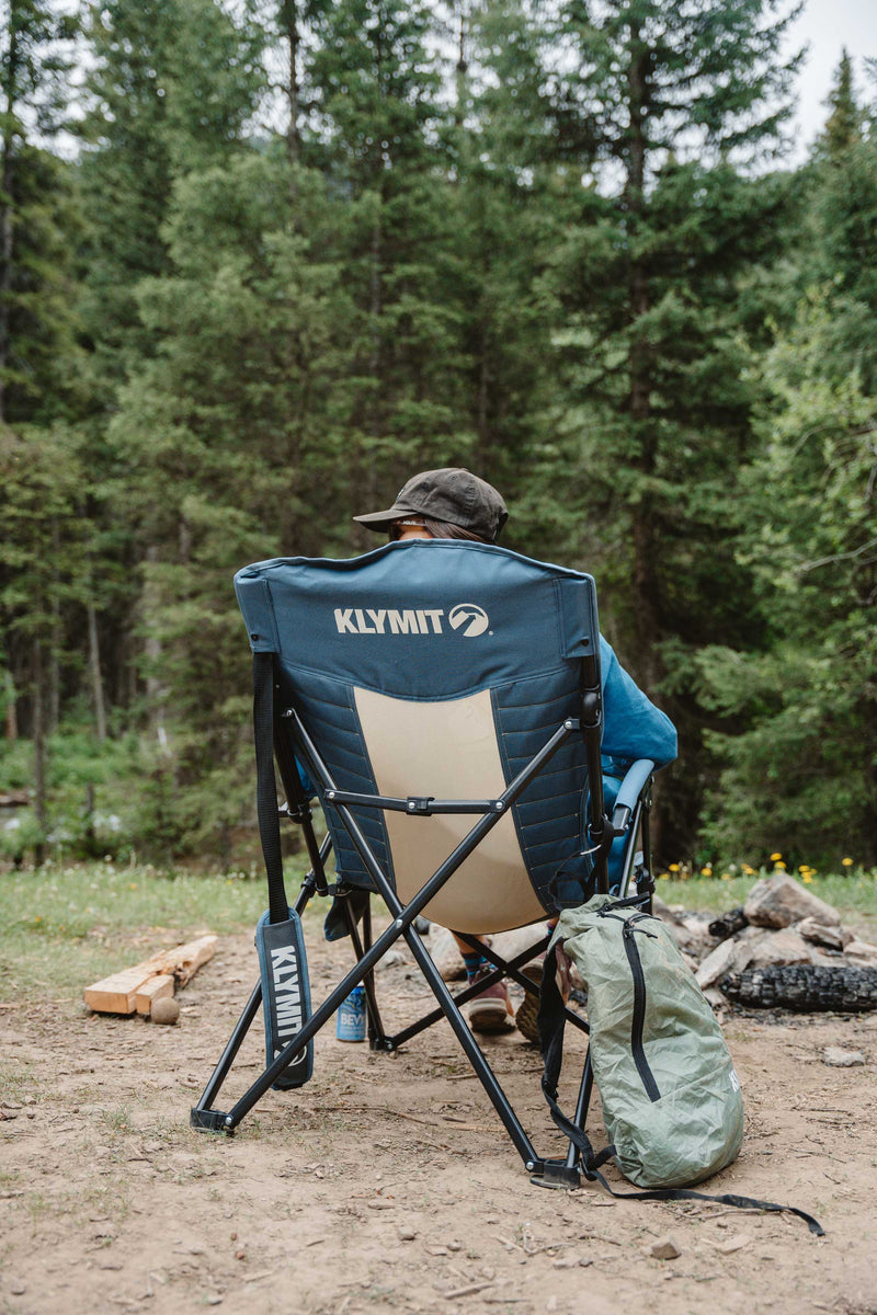 Load image into Gallery viewer, Elevate Comfort with the Blue Klymit Switchback Camp Chair
