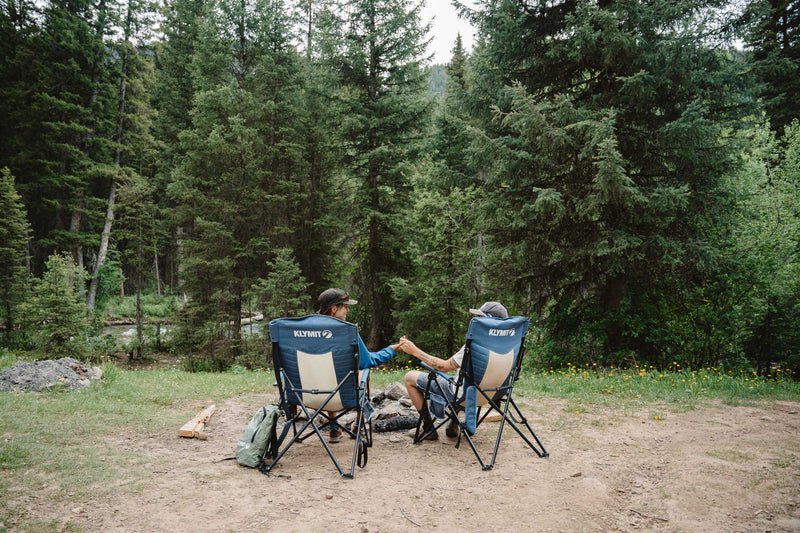 Load image into Gallery viewer, Seating Perfection: Blue Klymit Switchback Camp Chair for Relaxation
