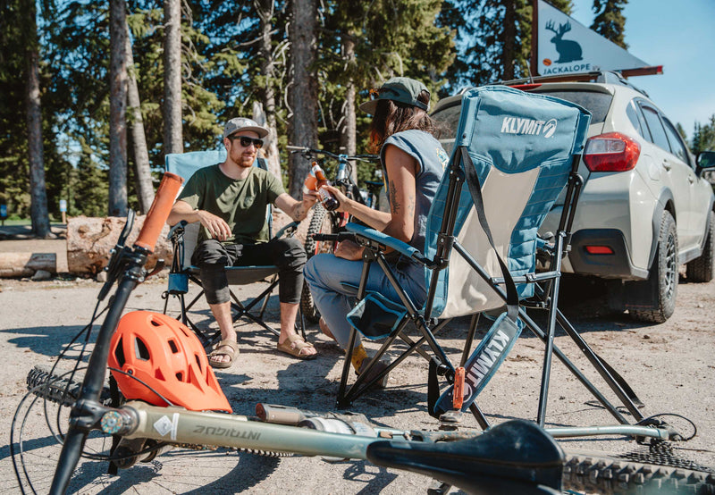 Load image into Gallery viewer, Discover Ultimate Comfort: Blue Klymit Switchback Camp Chair
