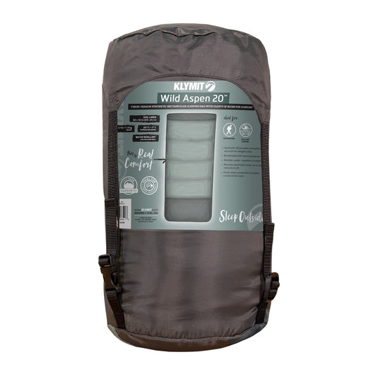 Klymit Wild Aspen 20 Rectangle Sleeping Bag