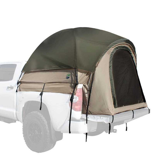Overland Vehicle Systems LD TACT Truck Bed Tents - Tan Body & Green Rainfly