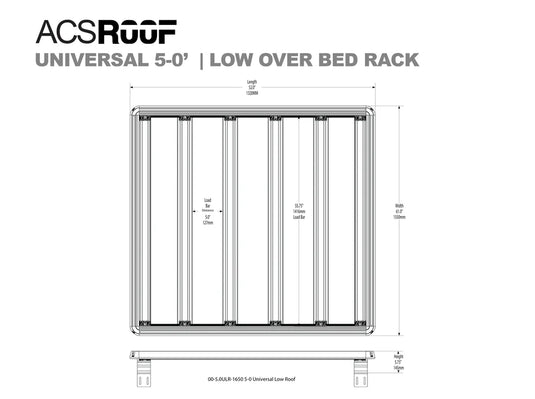 Leitner ACS ROOF | Universal Over Truck Bed Low Platform Rack