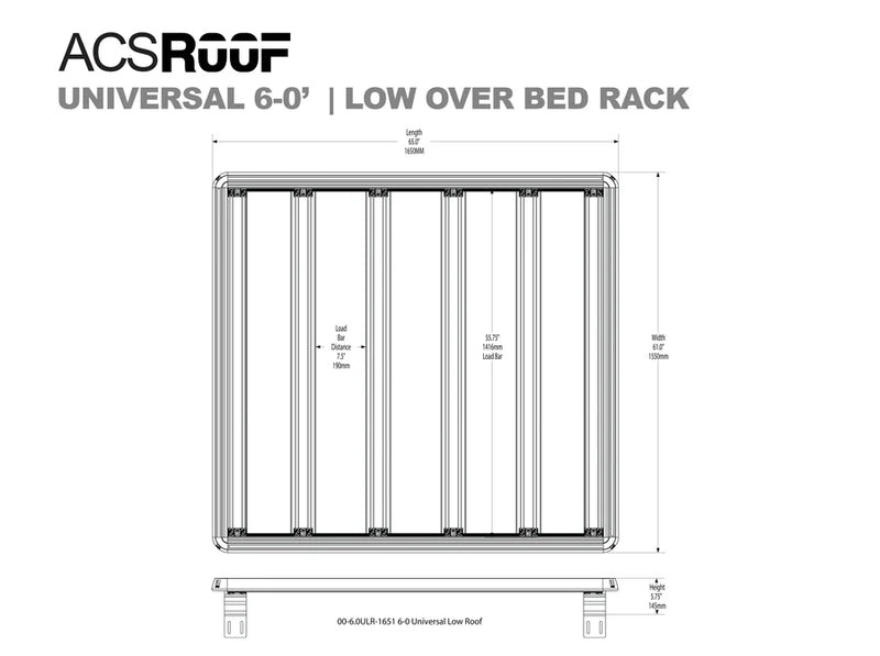 Load image into Gallery viewer, Leitner ACS ROOF | Universal Over Truck Bed Low Platform Rack
