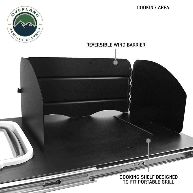 Load image into Gallery viewer, OVS Large Refrigerator Tray and Sink Slide - Black Powder Coat Universal
