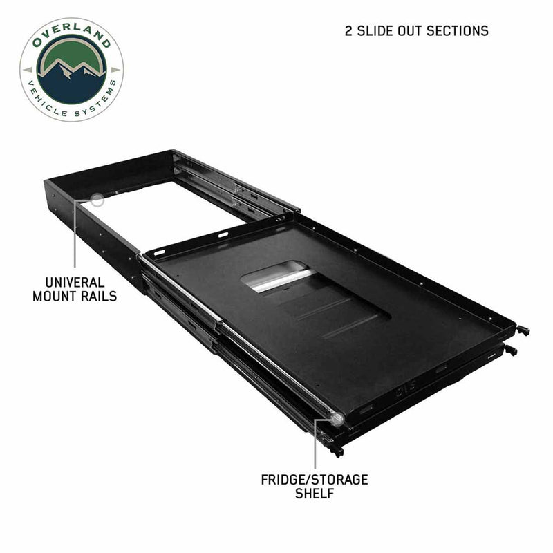 Load image into Gallery viewer, OVS Large Refrigerator Tray and Sink Slide - Black Powder Coat Universal
