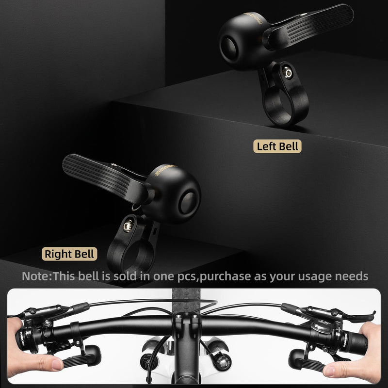 Load image into Gallery viewer, ROCKBROS Copper Alloy Bike Bell Clear Loud 100dB Sound, Sturdy Bell for Handlebars
