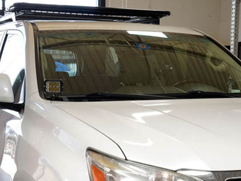 Load image into Gallery viewer, Low Profile LED Ditch Light Brackets Kit For 2010-2022 Lexus GX 460
