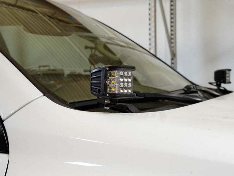 Load image into Gallery viewer, Low Profile LED Ditch Light Brackets Kit For 2010-2022 Lexus GX 460

