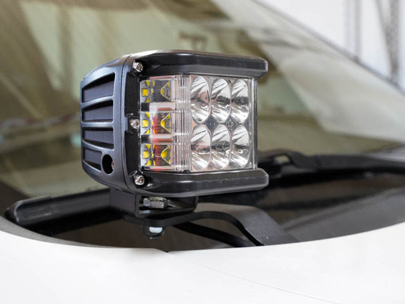 Load image into Gallery viewer, Low Profile LED Ditch Light Brackets Kit For 2010-2022 Lexus GX 460
