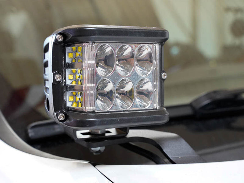 Load image into Gallery viewer, Low Profile LED Ditch Light Brackets Kit For 2010-2022 Lexus GX 460
