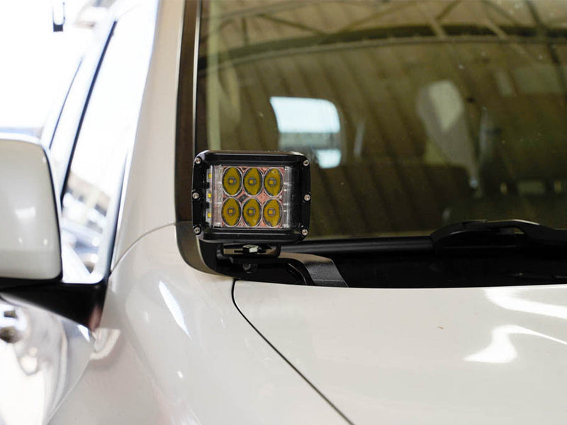 Load image into Gallery viewer, Low Profile LED Ditch Light Brackets Kit For 2010-2022 Lexus GX 460
