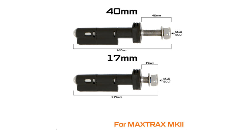 Load image into Gallery viewer, Rhino Rack Maxtrax Mounting Pin Set - MKII 40mm
