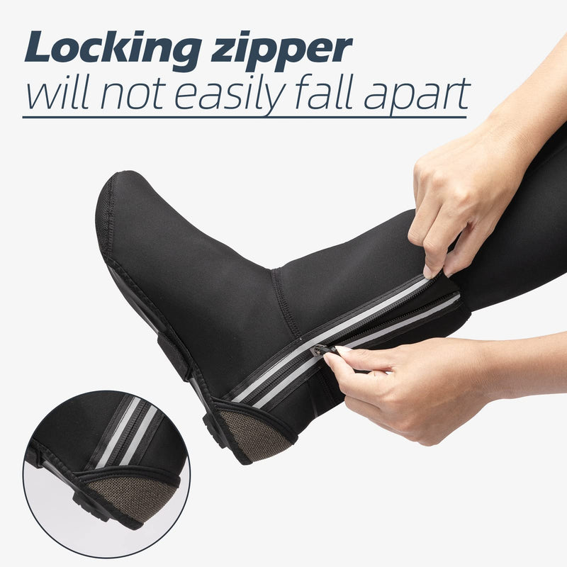 Load image into Gallery viewer, ROCKBROS Winter Windproof Thermal Cycling Shoe Covers
