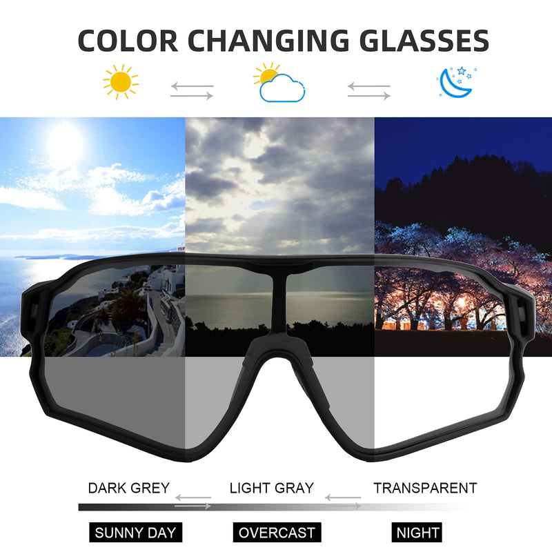 Load image into Gallery viewer, Thickened PC Lens Photochromic Sunglasses (UV400)
