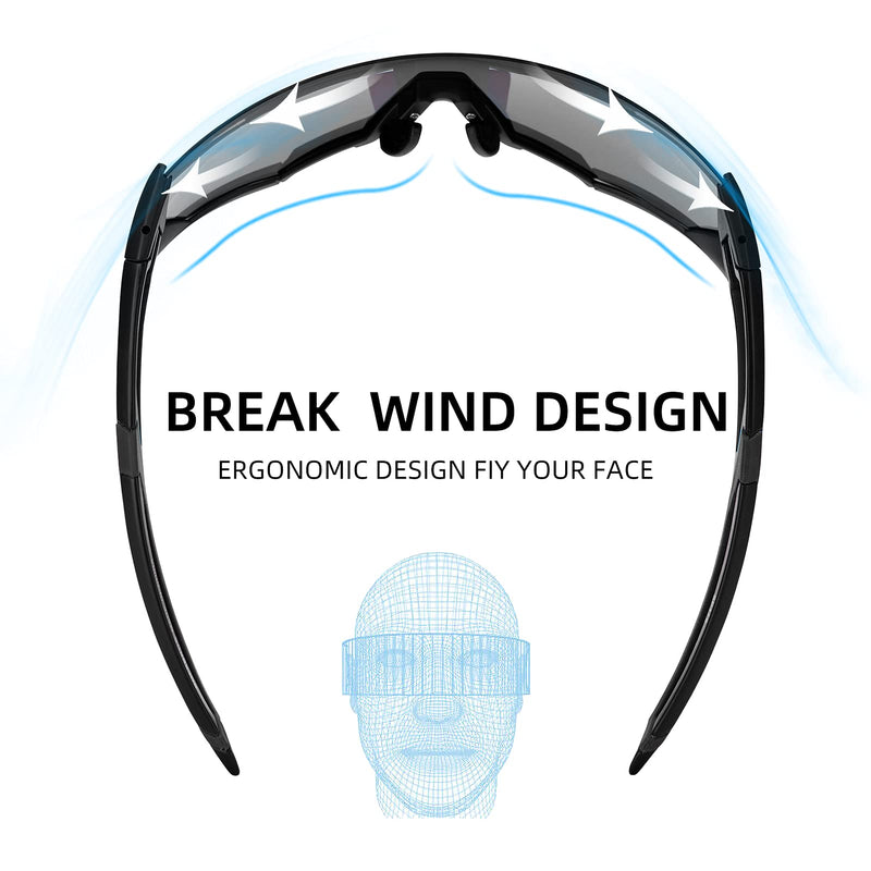 Load image into Gallery viewer, Thickened PC Lens Photochromic Sunglasses (UV400)
