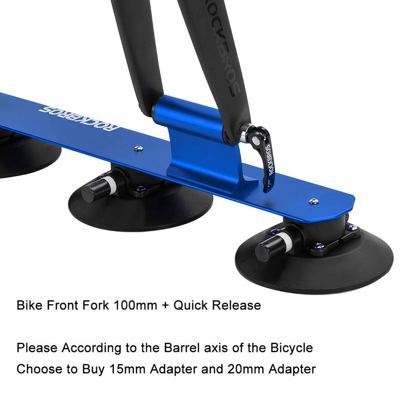 Load image into Gallery viewer, ROCKBROS Suction Cup Bike Rack for Car Roof Quick Release Sucker Mount
