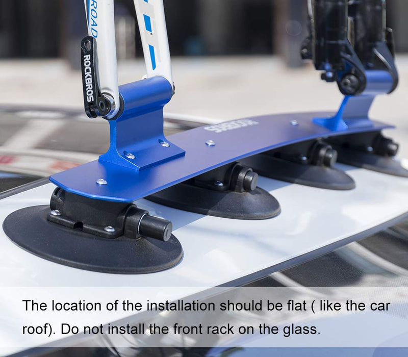 Load image into Gallery viewer, ROCKBROS Suction Cup Bike Rack for Car Roof Quick Release Sucker Mount
