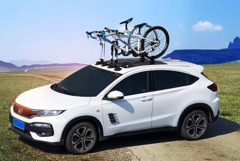 Load image into Gallery viewer, ROCKBROS Suction Cup Bike Rack for Car Roof Quick Release Sucker Mount
