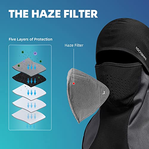 Load image into Gallery viewer, ROCKBROS Winter Ski Mask with Filter Pocket, Full Face Balaclava for Men Women
