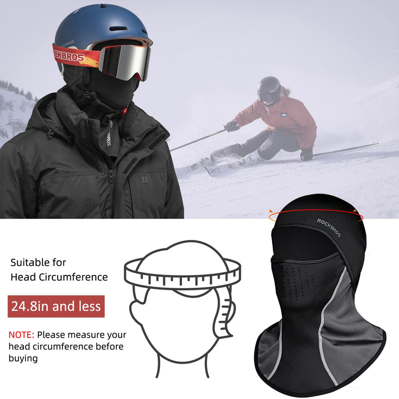 Load image into Gallery viewer, ROCKBROS Winter Ski Mask with Filter Pocket, Full Face Balaclava for Men Women
