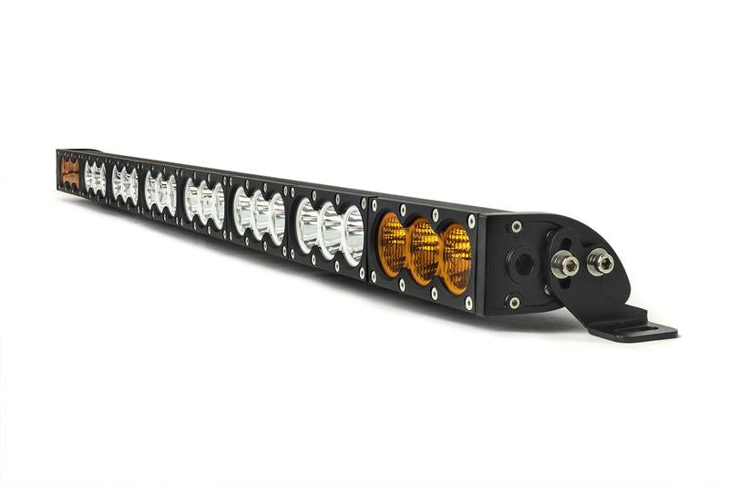 Load image into Gallery viewer, Dual Function Amber/White LED Light Bar Prinsu Mounting Bracket Kit
