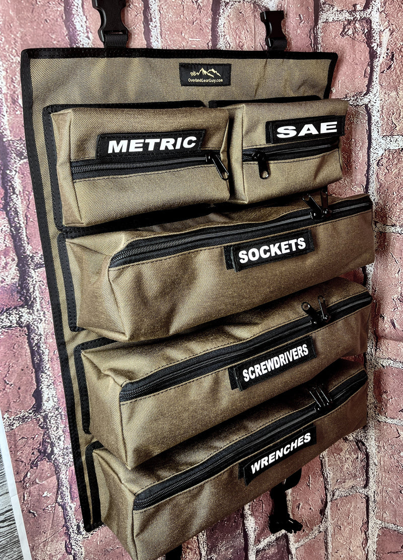 Load image into Gallery viewer, OGG Tool Roll - Tool Wrap Detachable Pockets
