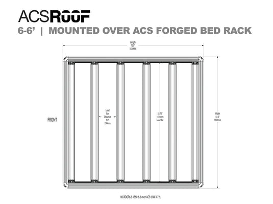 Leitner ACS ROOF for Over ACS FORGED & CLASSIC Bedrack