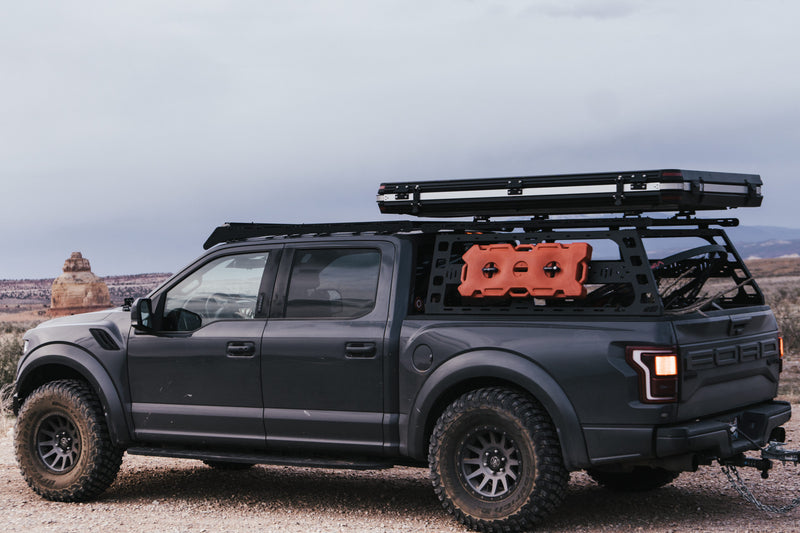 Load image into Gallery viewer, CBI Off Road Ford Raptor Cab Height Bed Rack (5’6” bed length) | 2010-2022
