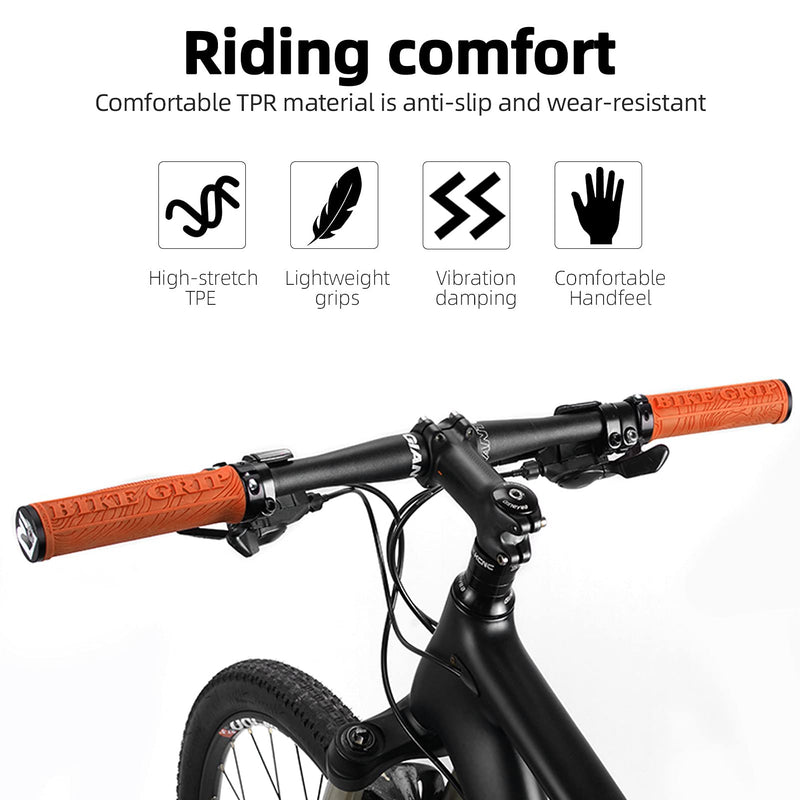 Load image into Gallery viewer, ROCKBROS Bike Handlebar Grips Double Lock-on MTB Bicycle Handle Bar Grips
