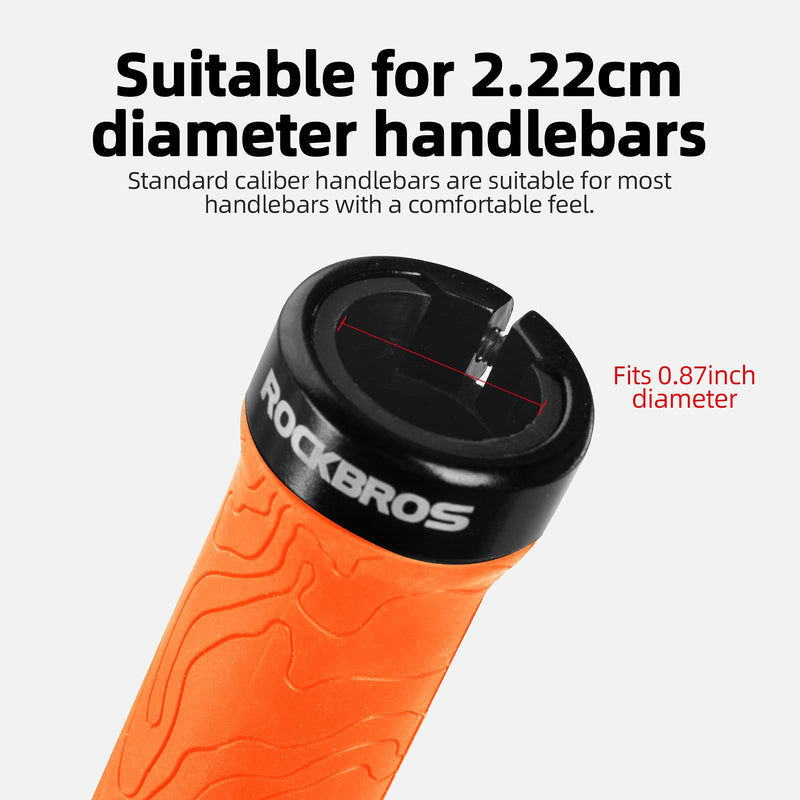 Load image into Gallery viewer, ROCKBROS Bike Handlebar Grips Double Lock-on MTB Bicycle Handle Bar Grips
