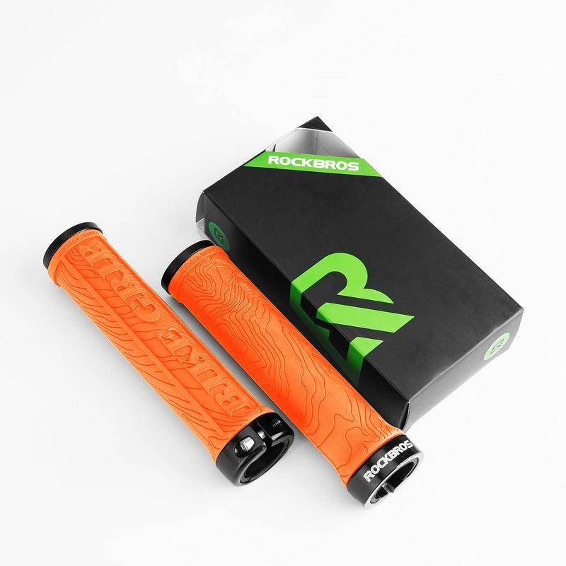 Load image into Gallery viewer, ROCKBROS Bike Handlebar Grips Double Lock-on MTB Bicycle Handle Bar Grips
