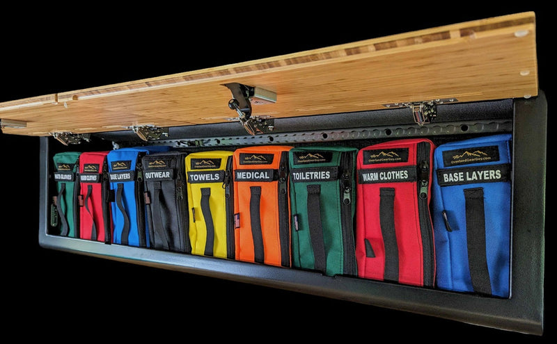 Load image into Gallery viewer, EKKO Van Over Bed Cabinet Storage Bags
