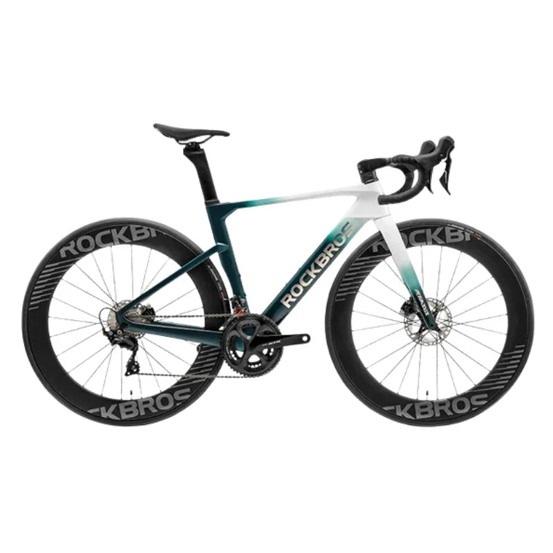 Load image into Gallery viewer, PGZ - Carbon Fiber Road Bike – Blue/Green
