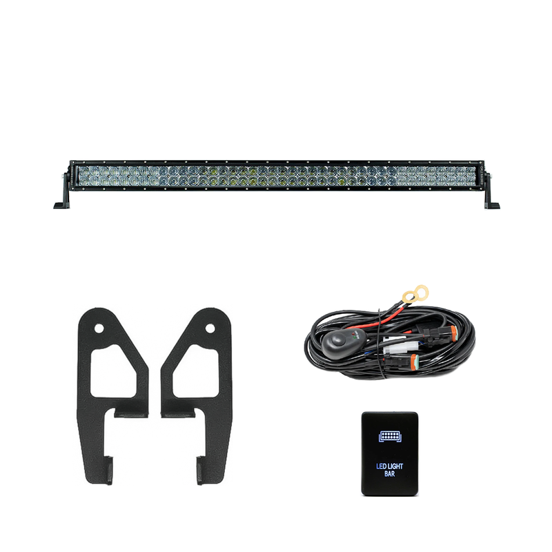 Load image into Gallery viewer, Premium Roof Rack Front Light Bar Kit for 2010-2024 Toyota 4Runner
