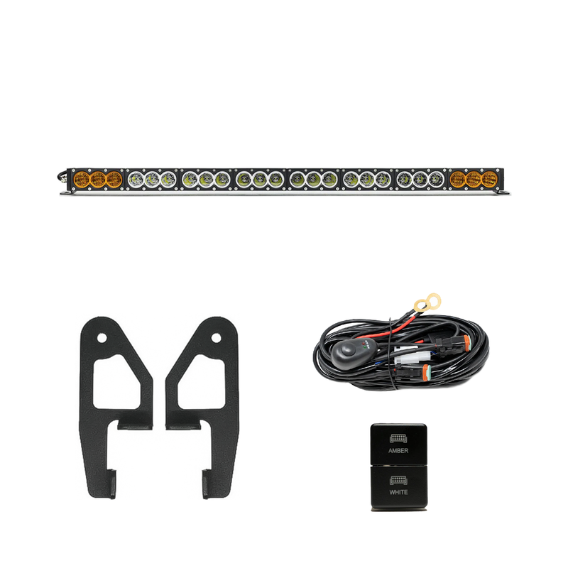 Load image into Gallery viewer, Premium Roof Rack Front Light Bar Kit for 2005-2023 Toyota Tacoma
