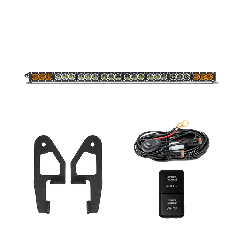 Load image into Gallery viewer, Premium Roof Rack Front Light Bar Kit for 2005-2023 Toyota Tacoma
