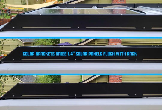 Load image into Gallery viewer, Promaster Flush Mount Solar Panel Brackets (Set of 4)
