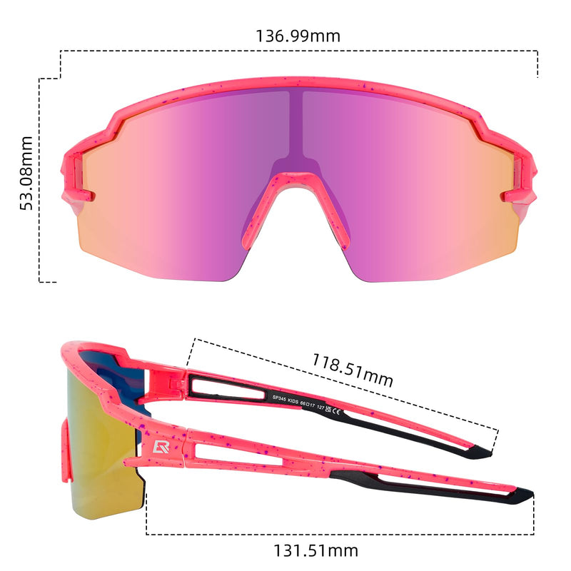 Load image into Gallery viewer, ROCKBROS Polarized Youth Kids UV400 Cycling Sports Sunglasses for Boys Girls Age 8-14
