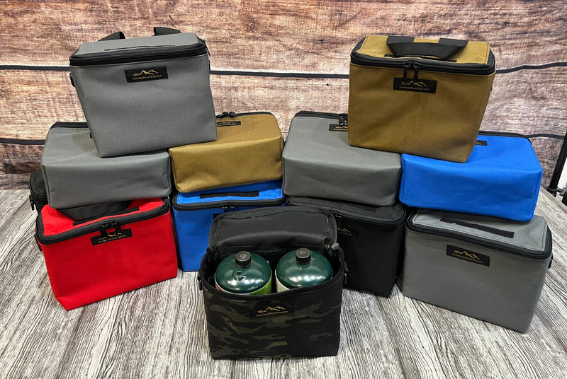 Load image into Gallery viewer, MOLLE  JetBoil Pouch  Dual Propane Bottle Pouch
