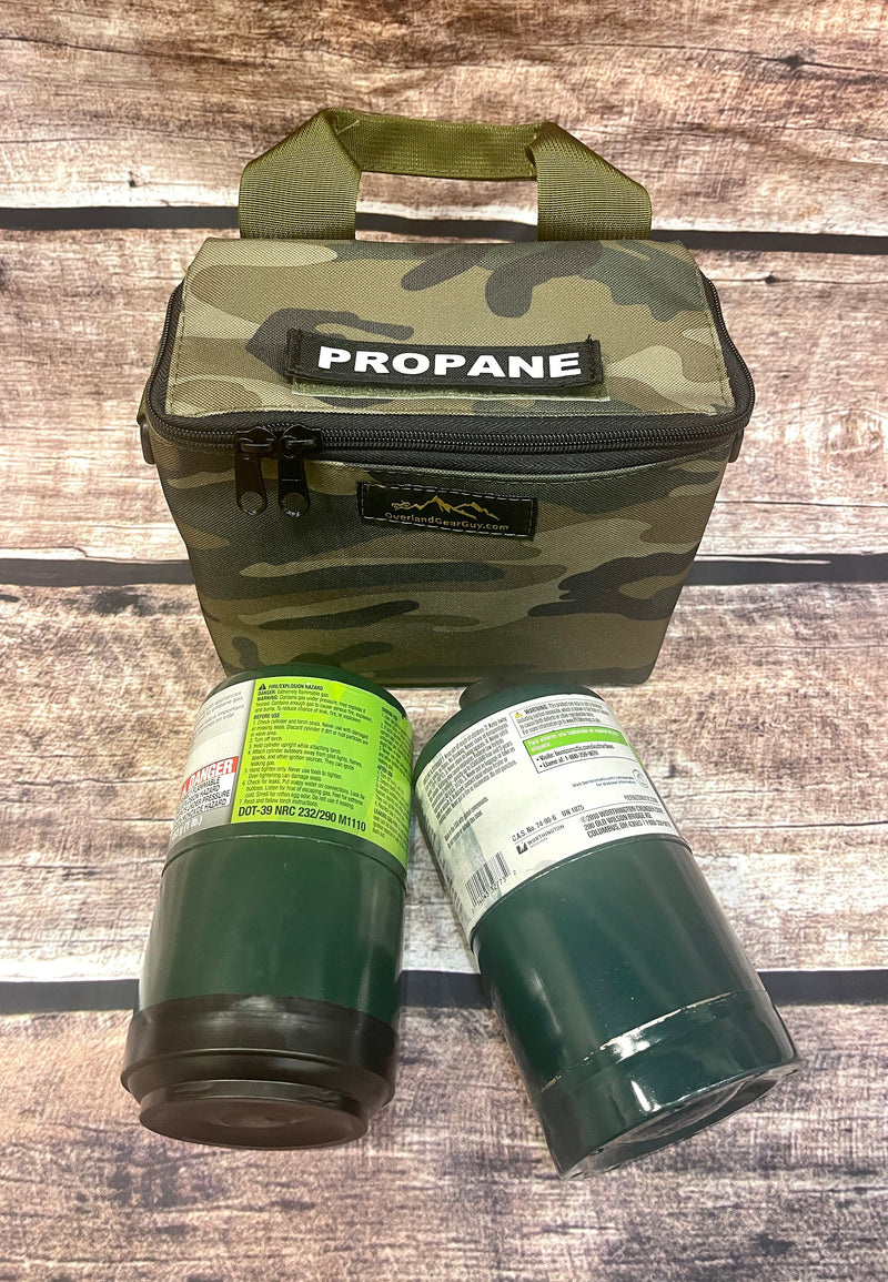 Load image into Gallery viewer, Dual Propane Bottle Pouch
